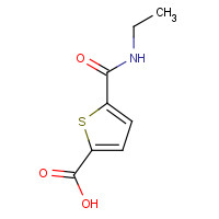 1154324-07-8 5-(ethylcarbamoyl)thiophene-2-carboxylic acid chemical structure