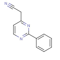 1261753-51-8 2-(2-phenylpyrimidin-4-yl)acetonitrile chemical structure