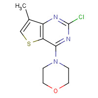 35265-88-4 4-(2-chloro-7-methylthieno[3,2-d]pyrimidin-4-yl)morpholine chemical structure