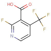 1040681-74-0 2-fluoro-4-(trifluoromethyl)pyridine-3-carboxylic acid chemical structure