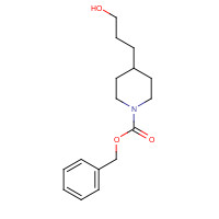 99198-80-8 benzyl 4-(3-hydroxypropyl)piperidine-1-carboxylate chemical structure
