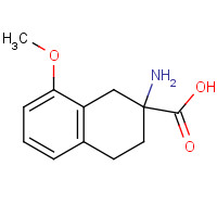 67544-71-2 2-amino-8-methoxy-3,4-dihydro-1H-naphthalene-2-carboxylic acid chemical structure
