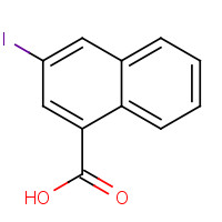 91059-40-4 3-iodonaphthalene-1-carboxylic acid chemical structure