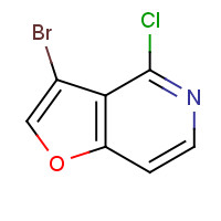 220939-72-0 3-bromo-4-chlorofuro[3,2-c]pyridine chemical structure