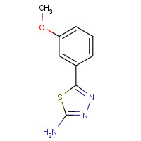 247109-15-5 5-(3-methoxyphenyl)-1,3,4-thiadiazol-2-amine chemical structure