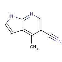 267875-39-8 4-methyl-1H-pyrrolo[2,3-b]pyridine-5-carbonitrile chemical structure