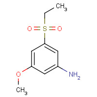 1335496-37-1 3-ethylsulfonyl-5-methoxyaniline chemical structure