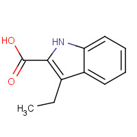 92287-88-2 3-ethyl-1H-indole-2-carboxylic acid chemical structure