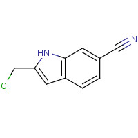 313972-72-4 2-(chloromethyl)-1H-indole-6-carbonitrile chemical structure