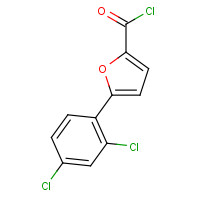 134448-45-6 5-(2,4-dichlorophenyl)furan-2-carbonyl chloride chemical structure