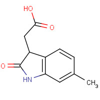 959241-55-5 2-(6-methyl-2-oxo-1,3-dihydroindol-3-yl)acetic acid chemical structure