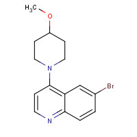 474707-27-2 6-bromo-4-(4-methoxypiperidin-1-yl)quinoline chemical structure