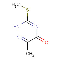 1566-32-1 6-methyl-3-methylsulfanyl-2H-1,2,4-triazin-5-one chemical structure