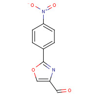 59398-92-4 2-(4-nitrophenyl)-1,3-oxazole-4-carbaldehyde chemical structure