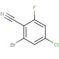 858414-22-9 2-bromo-4-chloro-6-fluorobenzonitrile chemical structure