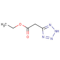 13616-37-0 ethyl 2-(2H-tetrazol-5-yl)acetate chemical structure