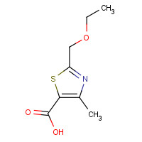 136204-53-0 2-(ethoxymethyl)-4-methyl-1,3-thiazole-5-carboxylic acid chemical structure