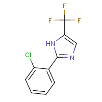 33469-13-5 2-(2-chlorophenyl)-5-(trifluoromethyl)-1H-imidazole chemical structure