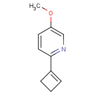 1196074-35-7 2-(cyclobuten-1-yl)-5-methoxypyridine chemical structure