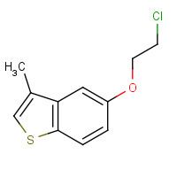 959144-91-3 5-(2-chloroethoxy)-3-methyl-1-benzothiophene chemical structure
