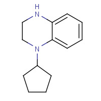 1226379-64-1 4-cyclopentyl-2,3-dihydro-1H-quinoxaline chemical structure