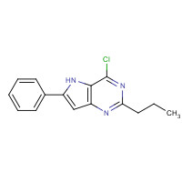 237435-71-1 4-chloro-6-phenyl-2-propyl-5H-pyrrolo[3,2-d]pyrimidine chemical structure