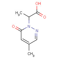 1190392-17-6 2-(4-methyl-6-oxopyridazin-1-yl)propanoic acid chemical structure