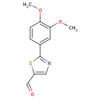 914348-85-9 2-(3,4-dimethoxyphenyl)-1,3-thiazole-5-carbaldehyde chemical structure