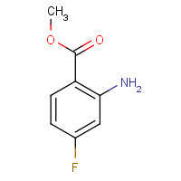 2475-81-2 methyl 2-amino-4-fluorobenzoate chemical structure