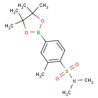 1011731-93-3 N,N,2-trimethyl-4-(4,4,5,5-tetramethyl-1,3,2-dioxaborolan-2-yl)benzenesulfonamide chemical structure