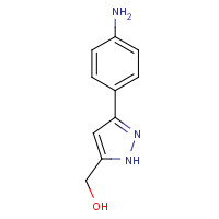 1257858-93-7 [3-(4-aminophenyl)-1H-pyrazol-5-yl]methanol chemical structure