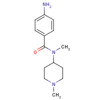 676326-98-0 4-amino-N-methyl-N-(1-methylpiperidin-4-yl)benzamide chemical structure