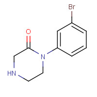 749833-17-8 1-(3-bromophenyl)piperazin-2-one chemical structure