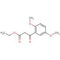60946-75-0 ethyl 3-(2,5-dimethoxyphenyl)-3-oxopropanoate chemical structure