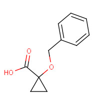 865798-44-3 1-phenylmethoxycyclopropane-1-carboxylic acid chemical structure