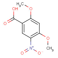90564-41-3 2,4-dimethoxy-5-nitrobenzoic acid chemical structure