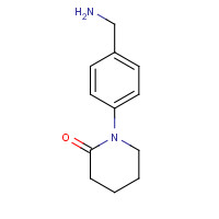 444002-98-6 1-[4-(aminomethyl)phenyl]piperidin-2-one chemical structure