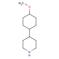 1263387-67-2 4-(4-methoxycyclohexyl)piperidine chemical structure