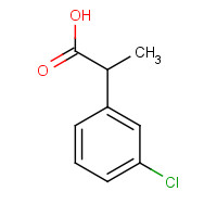14161-84-3 2-(3-chlorophenyl)propanoic acid chemical structure