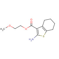 351980-81-9 2-methoxyethyl 2-amino-4,5,6,7-tetrahydro-1-benzothiophene-3-carboxylate chemical structure