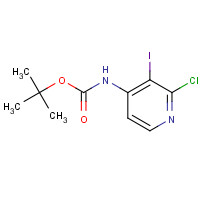 234108-74-8 tert-butyl N-(2-chloro-3-iodopyridin-4-yl)carbamate chemical structure