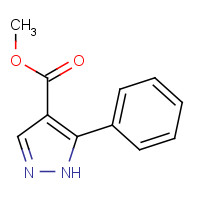 21031-22-1 methyl 5-phenyl-1H-pyrazole-4-carboxylate chemical structure