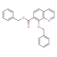 908255-30-1 benzyl 8-phenylmethoxyquinoline-7-carboxylate chemical structure