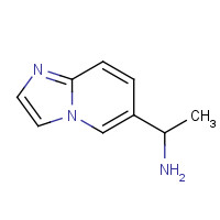 1270475-03-0 1-imidazo[1,2-a]pyridin-6-ylethanamine chemical structure