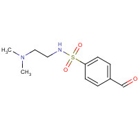 58287-75-5 N-[2-(dimethylamino)ethyl]-4-formylbenzenesulfonamide chemical structure