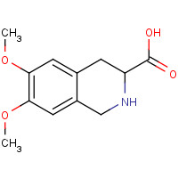 76824-86-7 6,7-dimethoxy-1,2,3,4-tetrahydroisoquinoline-3-carboxylic acid chemical structure