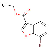 137242-35-4 ethyl 7-bromo-1-benzofuran-3-carboxylate chemical structure