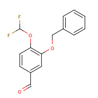 577968-58-2 4-(difluoromethoxy)-3-phenylmethoxybenzaldehyde chemical structure