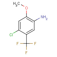 284462-45-9 4-chloro-2-methoxy-5-(trifluoromethyl)aniline chemical structure