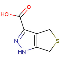 912635-73-5 4,6-dihydro-1H-thieno[3,4-c]pyrazole-3-carboxylic acid chemical structure